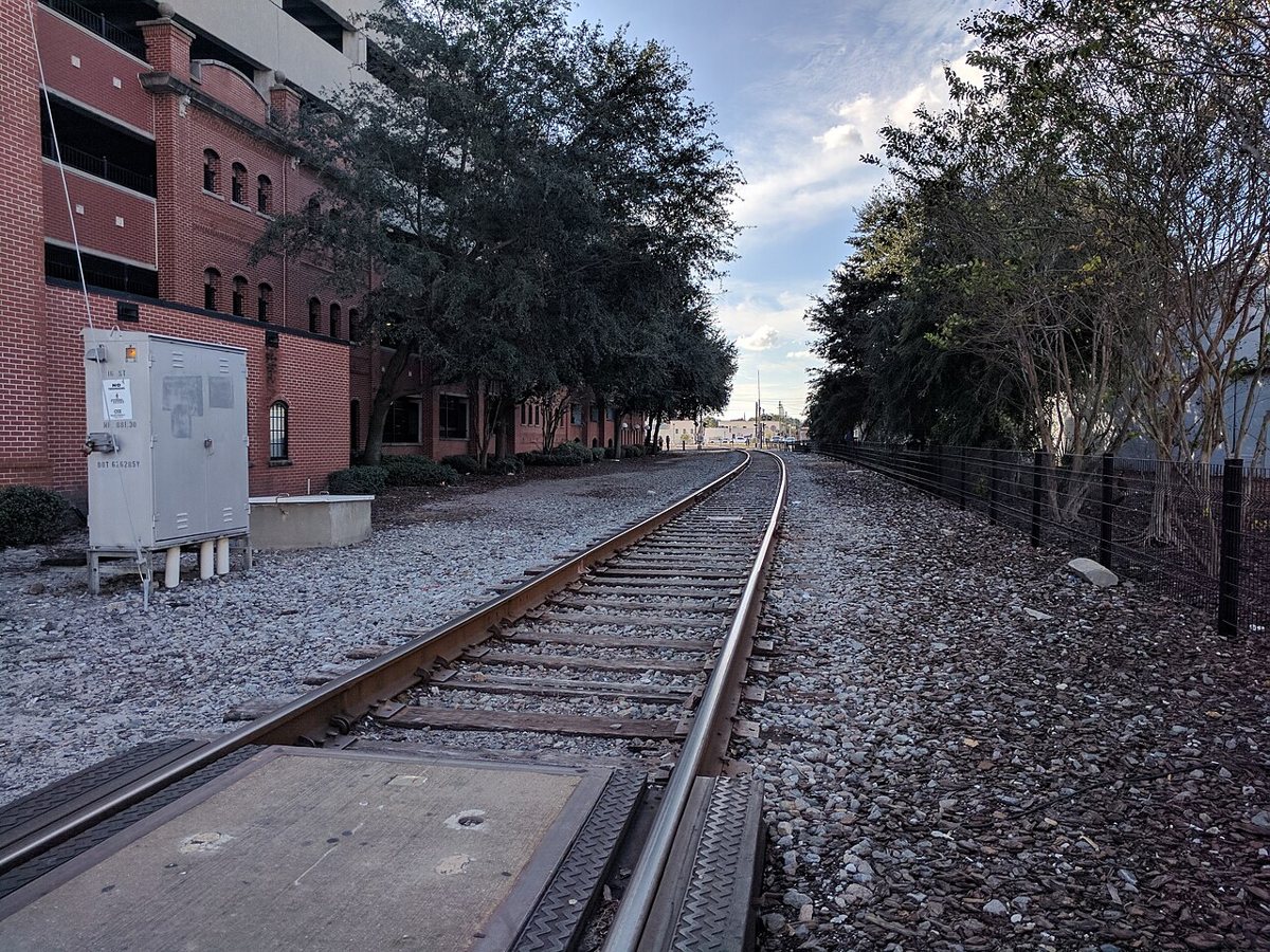Ybor City historic brick streets and wrought-iron balconies Tampa