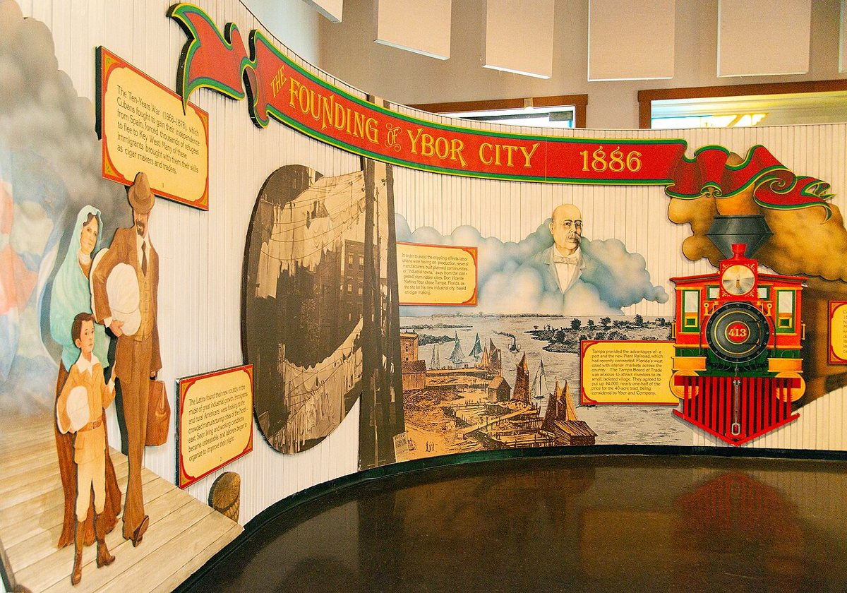 Ybor City Museum State Park housed in a restored 1923 bakery building